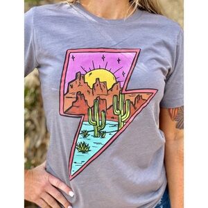 Rowdy Crowd Clothing Bisbee Bolt tee
